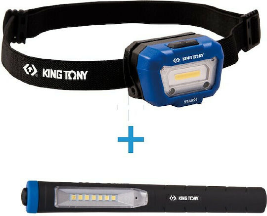 King Tony Φακός Κεφαλής LED με Μέγιστη Φωτεινότητα 100lm