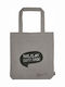 Moses The Cat Shopper Happy Face Baumwolle Einkaufstasche in Gray Farbe