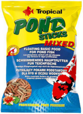 Tropical Pond Mixed Freshwater Fish Food Sticks 90gr 34146