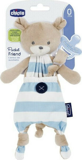 Chicco Baby Cloth Pocket Friend Bear Blue