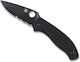 Spyderco Tenacious Нож Черен в Калъф