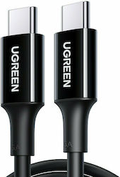 Ugreen US300 USB 2.0 Cable USB-C male - USB-C male Μαύρο 1m (80371)