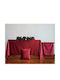 Liolios Home Christmas Decorative Pillow Square Red 45x45cm