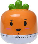 Αναλογικό Χρονόμετρο Κουζίνας Carrot Αντίστροφης Μέτρησης