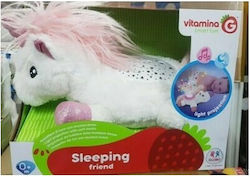 Globo Schlafspielzeug Προτζέκτορας Unicorn aus Stoff mit Musik und Licht für 0++ Monate 05418