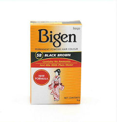 Bigen Permanente Pulver Haarfärbemittel Nr.58 Schwarzbraun Bigen Permanente Pulver Haarfärbemittel Nr.58 Schwarzbraun