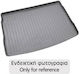 Novline Trunk Mat Tray Type for Renault Captur 2016+ Black