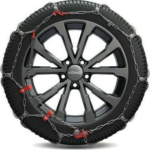 Konig CB-7 No 104 Anti-slip Chains Thickness 9mm Passenger Car 2pcs