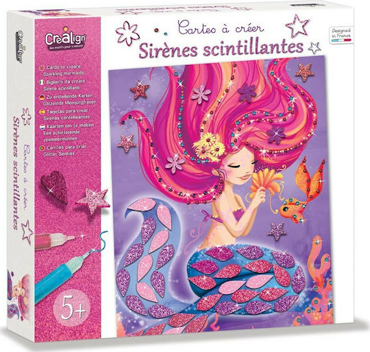 Crealign Painting Decorate Glitter with Mermaids for Children 5+ years Years