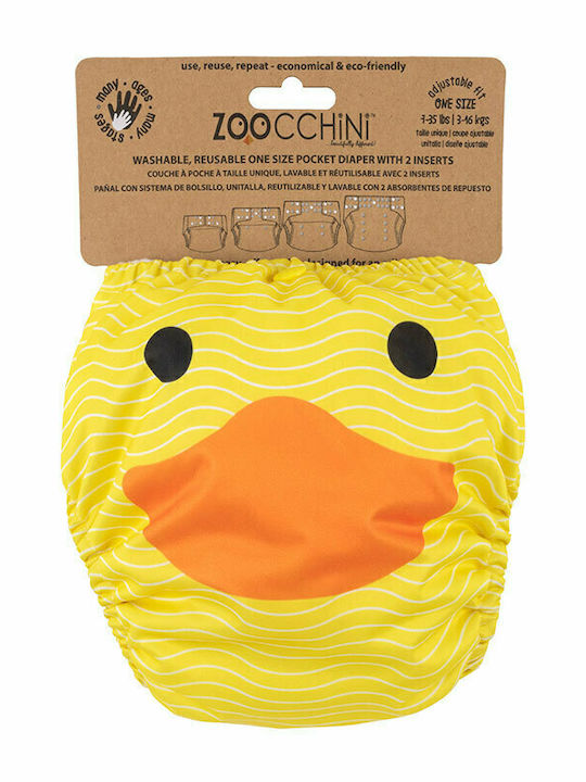 Zoocchini Rățușcă Set scutece pentru copii Galbene 2buc