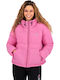 Scurtă Jachetă de femei Puffer Fuchsia