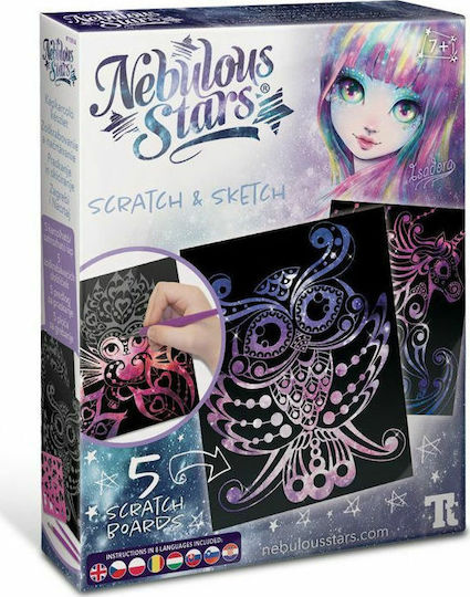 Nebulous Stars Painting Scratch & Sketch for Children 7+ Years