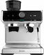 Cecotec Power Espresso 20 Barista Cream Αυτόματη Μηχανή Espresso 1550W Πίεσης 20bar με Μύλο Άλεσης Ασημί 01589
