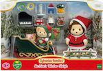 Epoch Toys Jucărie Miniatură Mr Lion's Winter Sleigh Familii Sylvanian pentru 3+ Ani