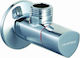 Viospiral Wasserhahn / Schalter Ecke 1/2" Chrom