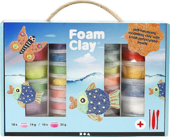 Creativ Company Foam Clay Gift Box Copii Argilă Module Multicolorς 49gr 98112