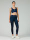17-21107005 Training Women's Cropped Firming High Waist Leggings Ink 1721107005-Ink