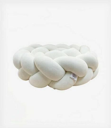 Tiny Toes Crib Bumpers Braided Inside White 16x200cm