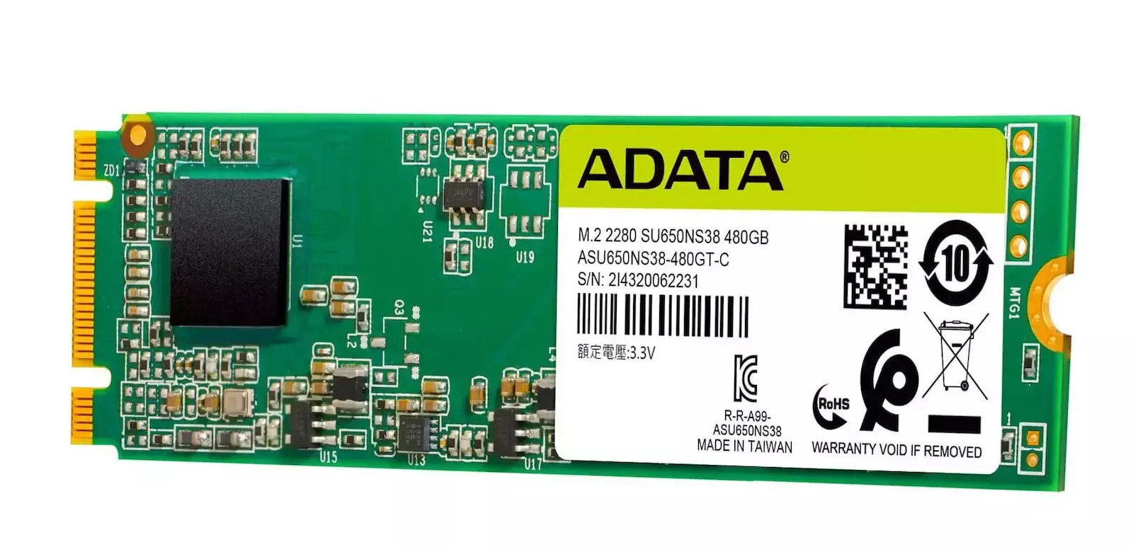 Adata Ultimate SU650 SSD 512GB M.2 SATA III