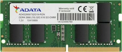 Adata Premier 32GB DDR4 RAM mit Geschwindigkeit 3200 für Laptop