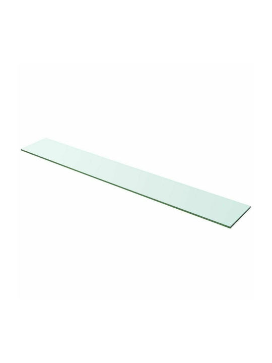 Shelf Wall Transparent 100x15x0.8cm