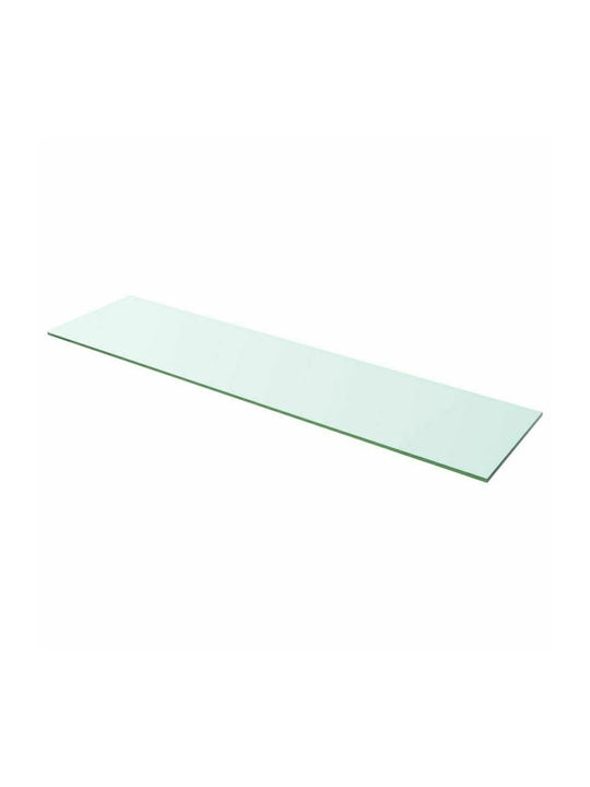 Shelf Wall 100x25x0.8cm Transparent