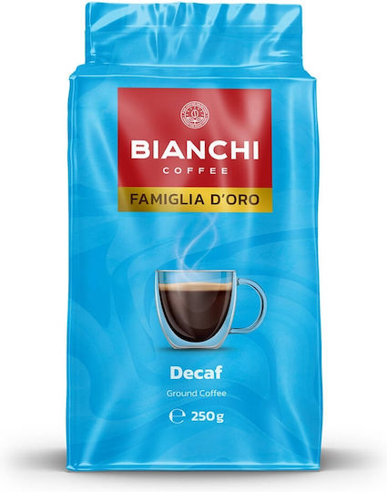 Bianchi Coffee Cafea Espresso Decafeinizat Măcinat 250gr