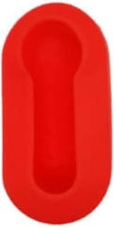 Silicone Car Key Cover Case for Fiat / Lancia Red