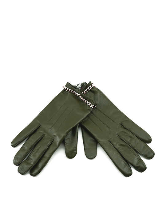 Δερμάτινα γάντια Coveri Collection (COV148509VE) ΠΡΑΣΙΝΟ
