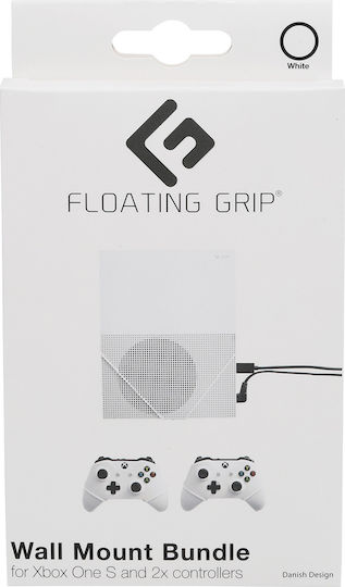 Floating Grip Wall Mounts Bundle Βάση Φόρτισης για 2 χειριστήρια XBOX One Λευκή 146W-161W-BU