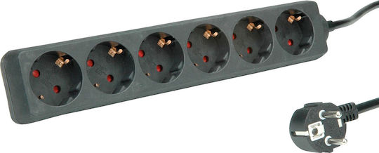 Roline Power Strip 6 Positions with Switch and Cable 1.5m