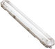 Lucas Lighting Batten Double-Ended Outdoor with 2 Slots for LED Lamps T8 24W 150cm