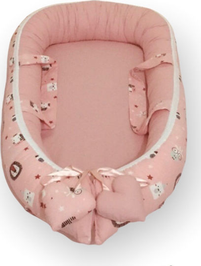 Wellgro Anais Friends Baby Nest Pink 60x110cm
