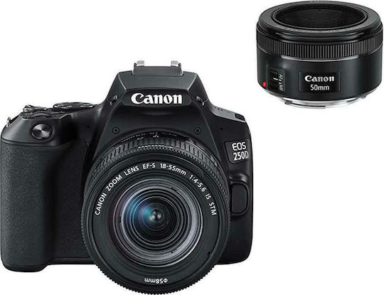 Canon DSLR Camera EOS 250D Crop Frame Kit (EF-S 18-55mm