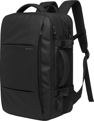 Bange 1908 Wasserdicht Tasche Rucksack für Laptop 17.3" in Schwarz Farbe