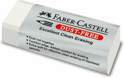 Faber-Castell Γόμα για Μολύβι Dust Free Λευκή