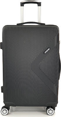 Playbags PS828 Medium Suitcase H65cm Black