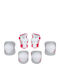 Nijdam White Out Children's Protective Gear Set for Rollers Multicolour