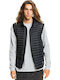 Scaly Ärmellos Jacke Puffer Schwarz