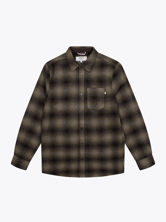 WEMOTO Upton - Shirt [Brown] Μαύρο