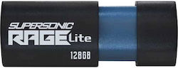 Patriot Rage Lite 128GB USB 3.2 Stick Μαύρο