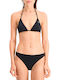Clasic Waterpolo Bikini Slip Schwarz