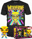 Funko Pop! Tees Marvel: Marvel - Wolverine Blac...