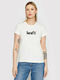 Levi's Damen Sportlich T-shirt Weiß