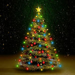180 Lichterketten LED 5m. x 180cm Mehrfarbige T...