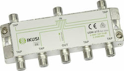 Ikusi 6-Wege Splitter 15dB 5-2400MHz Satellitenzubehör