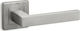 Conset Lever Middle Door with Rosette Pair with Rosette Nickel / Inox