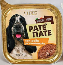 Luxe Wet Dog Food Tray with Chicken 1 x 150gr