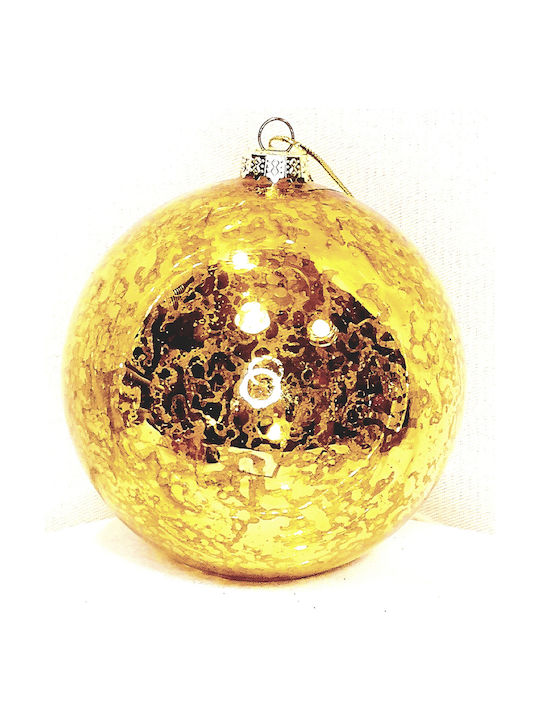 Large Gold Glass Christmas Ball 1132