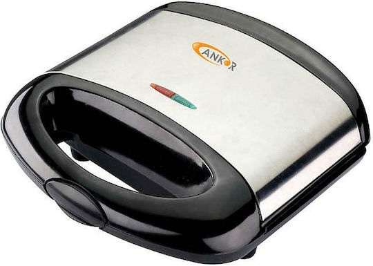 Ankor Sandwich Maker pentru 2 Sandvișuri 750W Inox